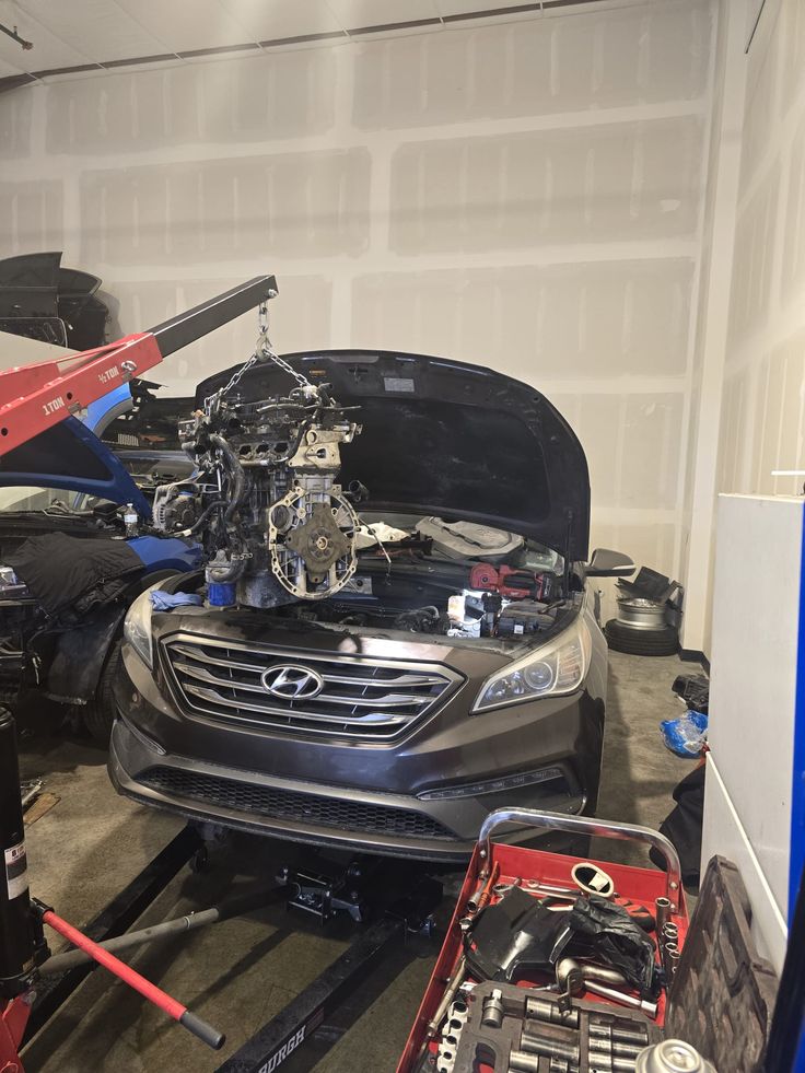 Workshop service area at Chingz Auto Repairs